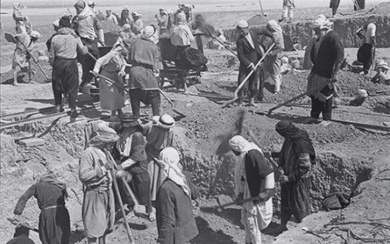 Excavations at Tayinat in the 1930s by the University of Chicago.