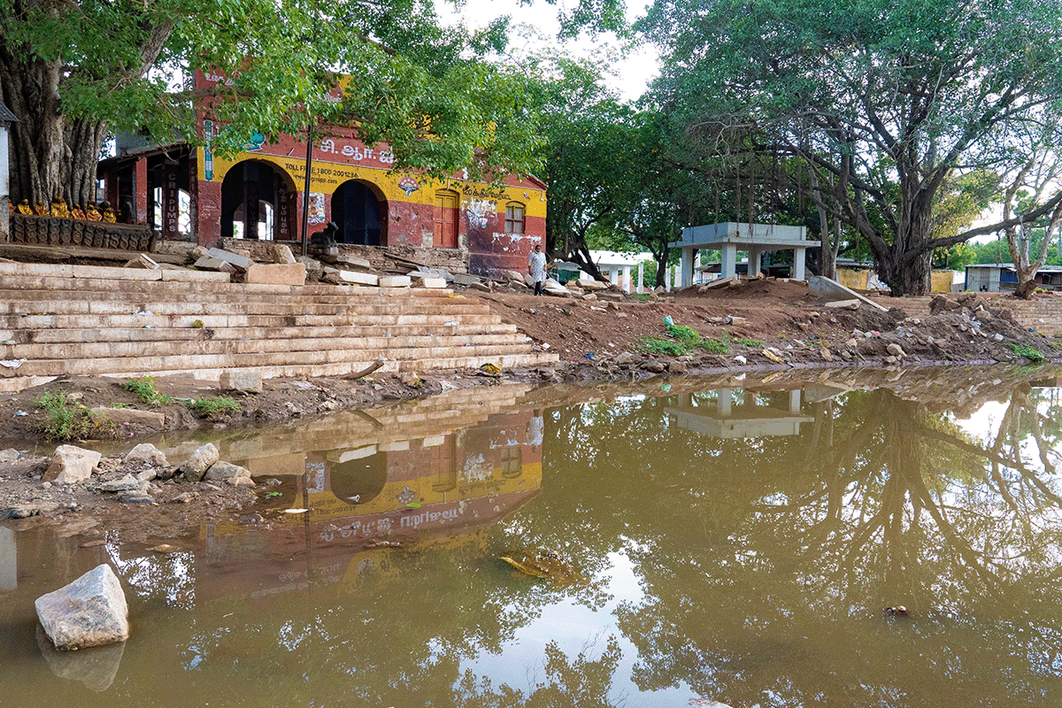 Cholan Padithurai Noyyal River, Coimbatore