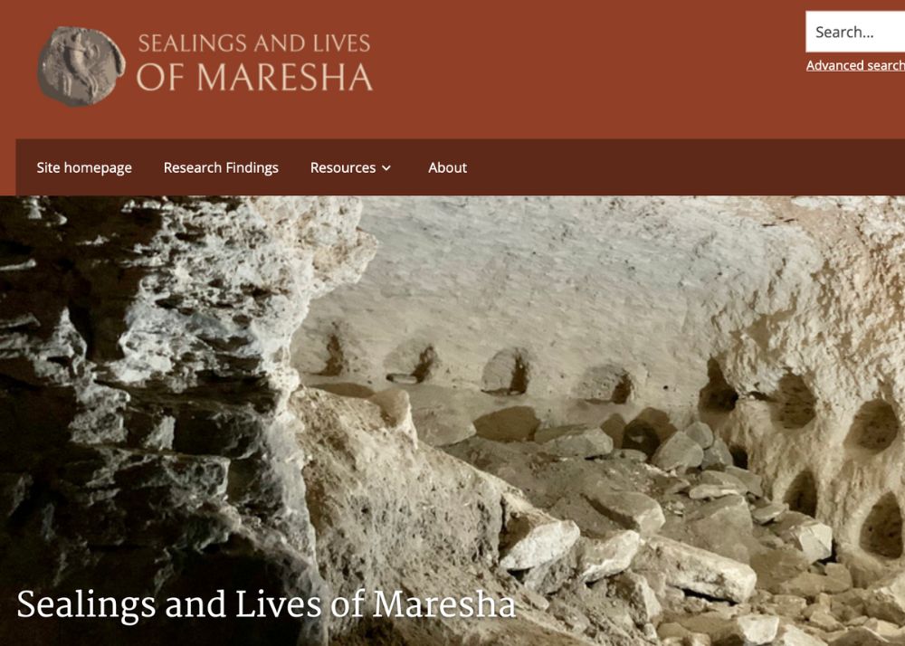 Sealings and Lives of Maresha homepage